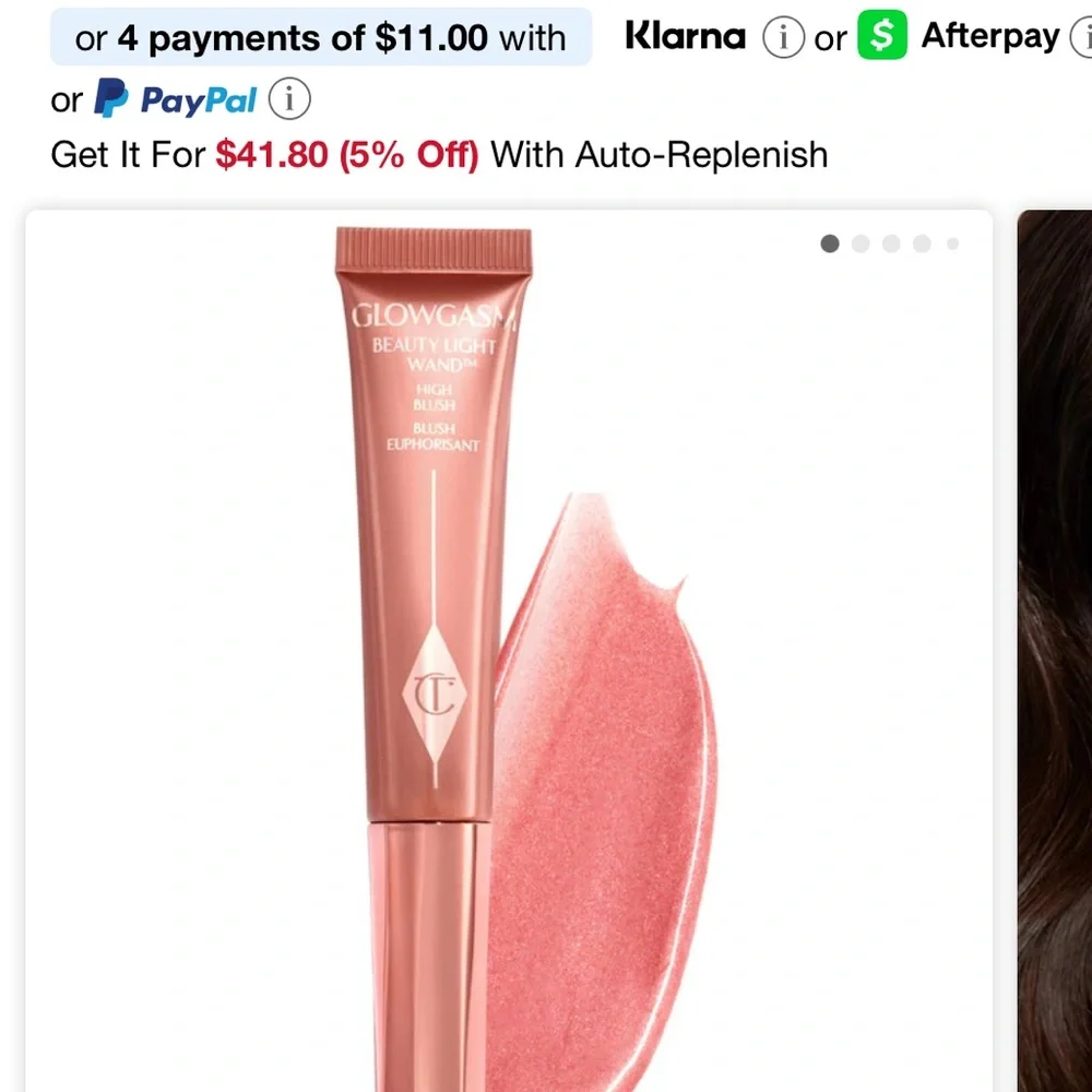 Charlotte Tilbury Glowgasm Beauty Light Wand High Blush